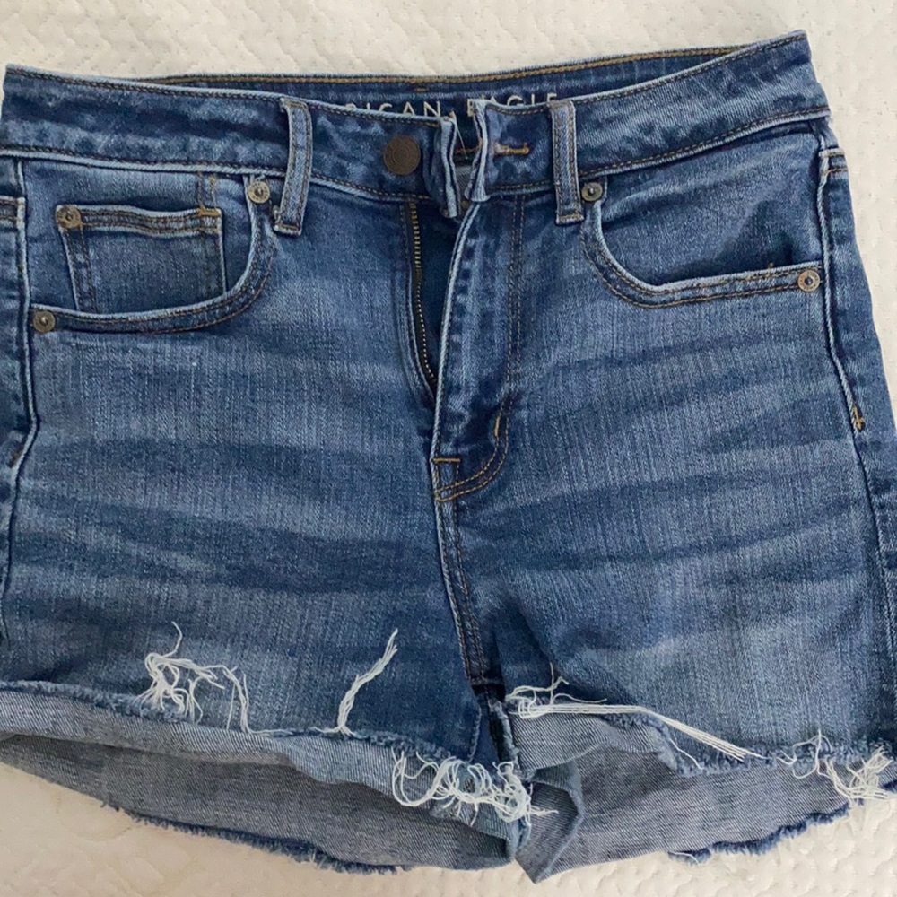 American eagle high waisted  jean shorts